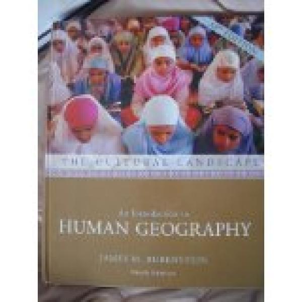 Cultural Landscape,The: An Introduc Ap/E
