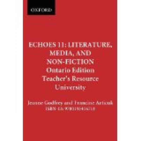 Echoes 11: Literature, Media, And Non-Fi