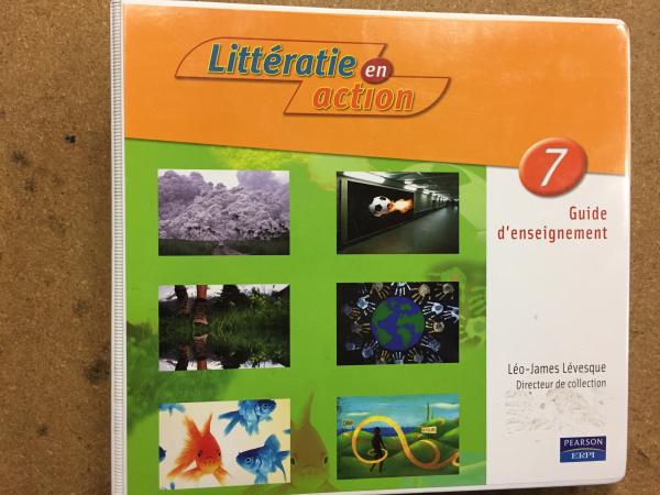 Litteratie En Action 7 Guide D'enseignem