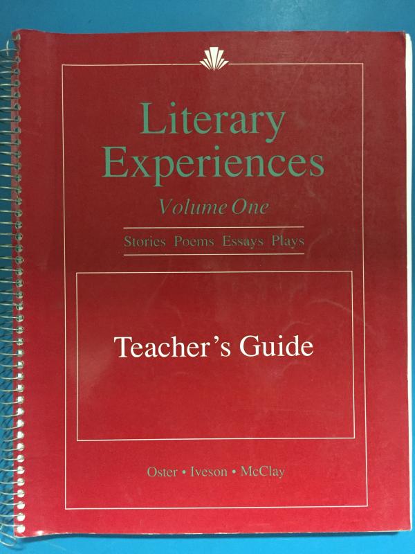 Literary Experiences Vol. 1 TG