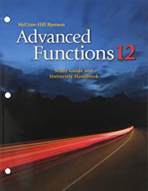 Advanced Functions 12 Study Guide and Un