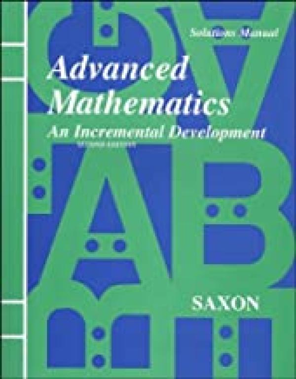 Saxon Advanced Math 2/E SM