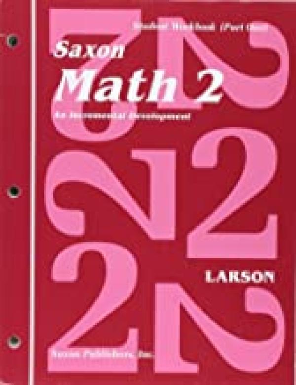 Saxon Math 2 Workbook Part 1