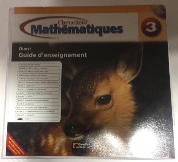 Mathematiques 3e Annee TG Western Ed