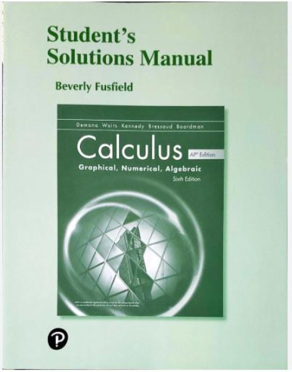 Ap Calculus Graphical, Numerical, Algebr