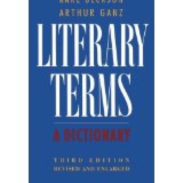 Literary Terms: A Dictionary