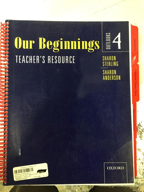 Outlooks 4 Our Beginnings TRB