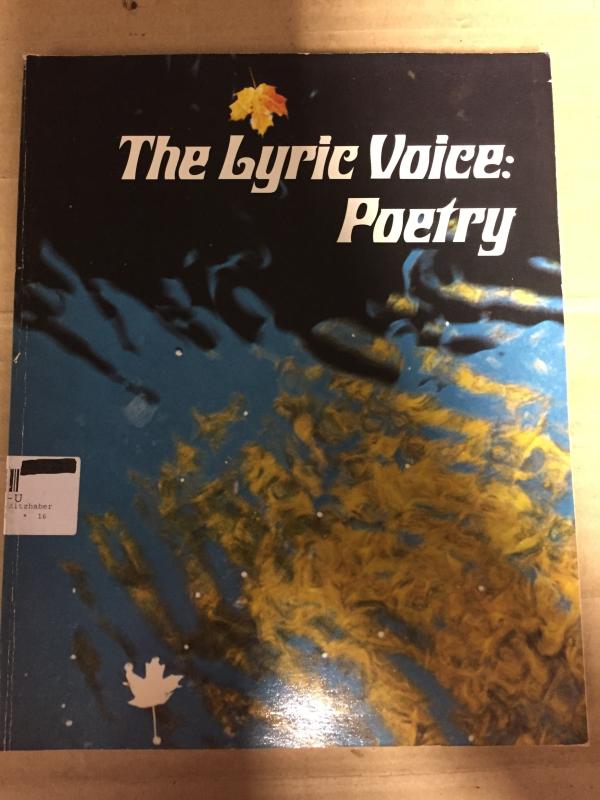Lyric Voice: Poetry