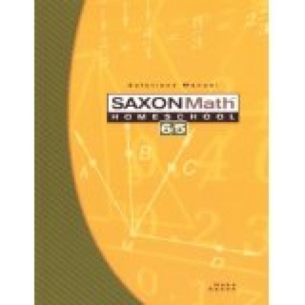 Saxon Math 6/5: Homes School Solutions M