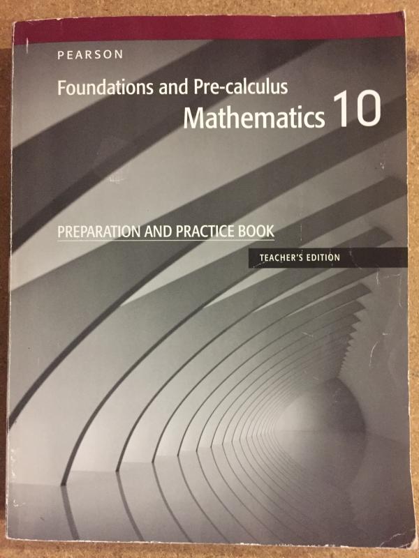 Foundations & Precalc Math 10 WNCP WB Te
