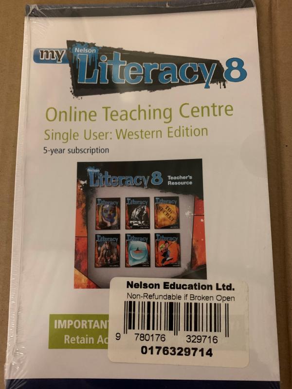 Nelson Literacy 8 Online Teaching Centre