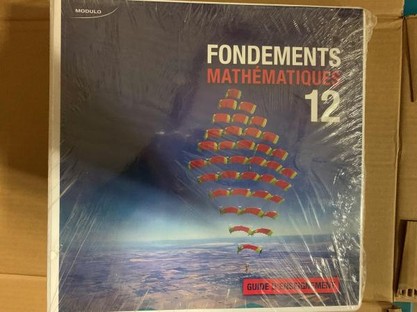 Fondements Mathematiques 12 Guide D'ense
