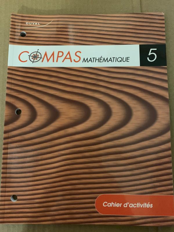 Compas Mathematique 5 Cahier D'activitie