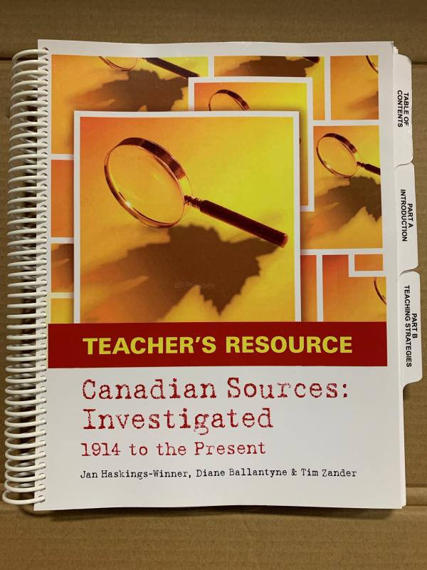 Canadian Sources: Investigated Teach Res