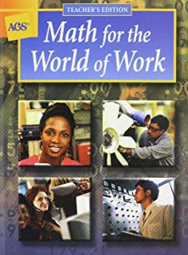 Math for the World of Work (Ags) Te