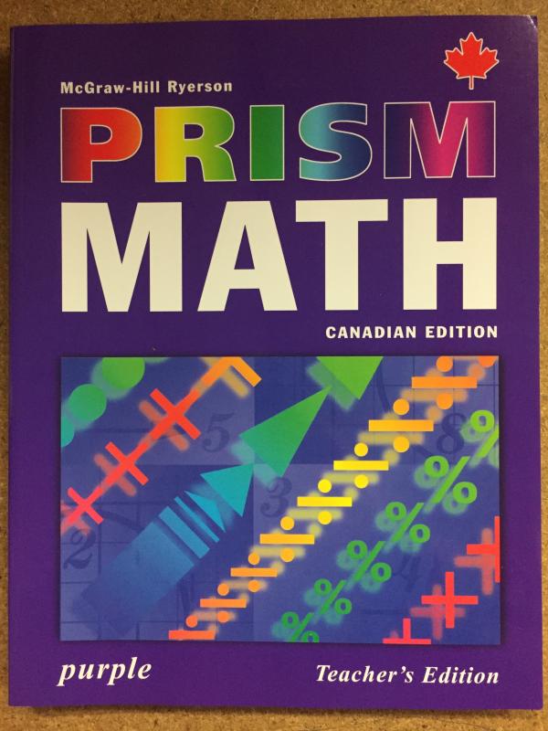 Prism Math LVL 8 Purple CDN Edition Te