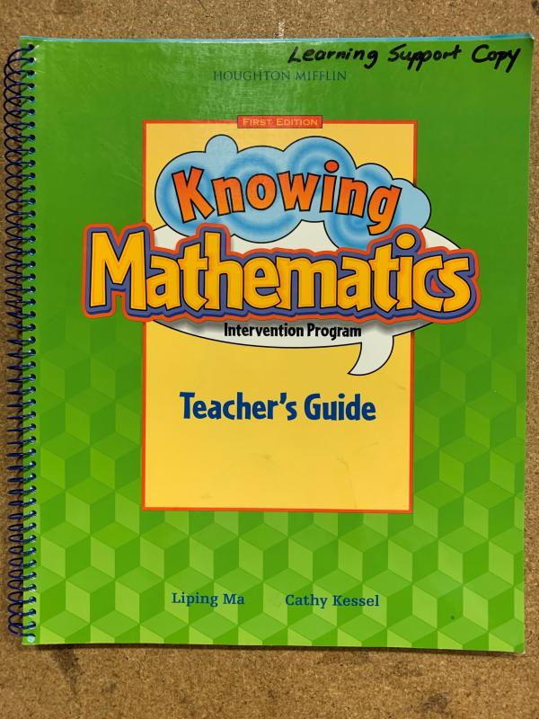 Knowing Mathematics Teacher's Guide