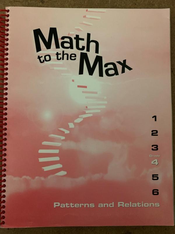 Math to the Max GR 4: Patterns and Relat