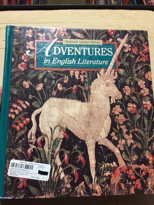 Adventures in English Lit Athena Ate