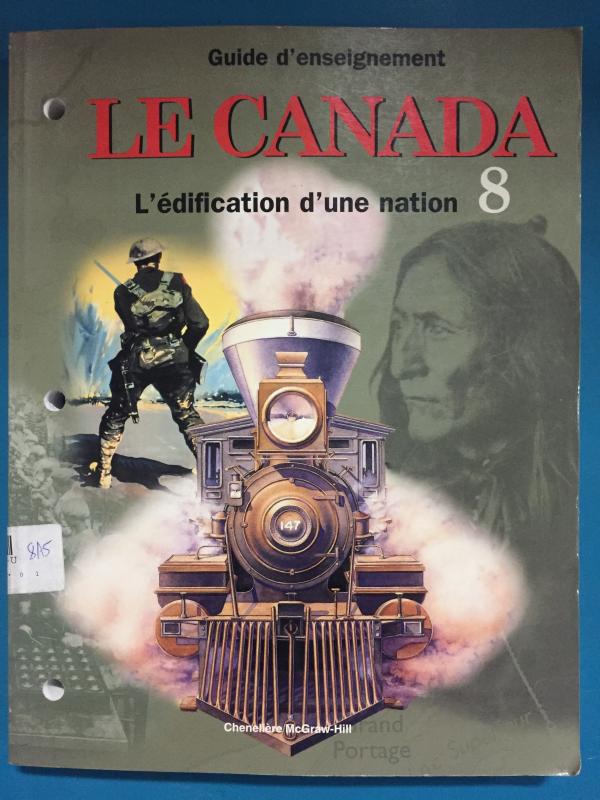 Le Canada L'edification D'une Nation 8TG