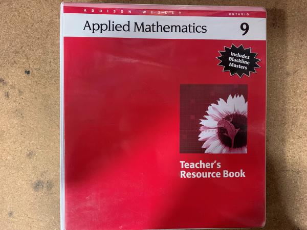 Aw Applied Math 9 Ontario TRB