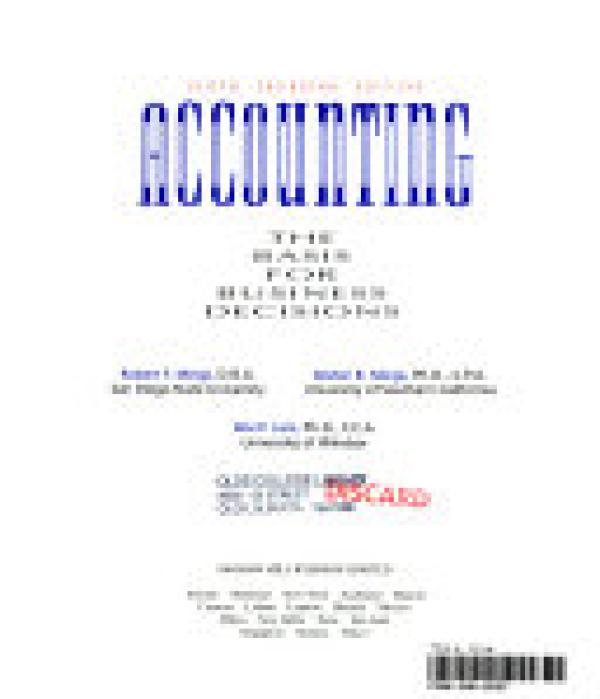 Accounting Basis for Business Decision