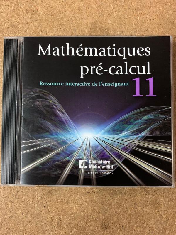 Mathematiques Pre-Calculus 11 TR DVD