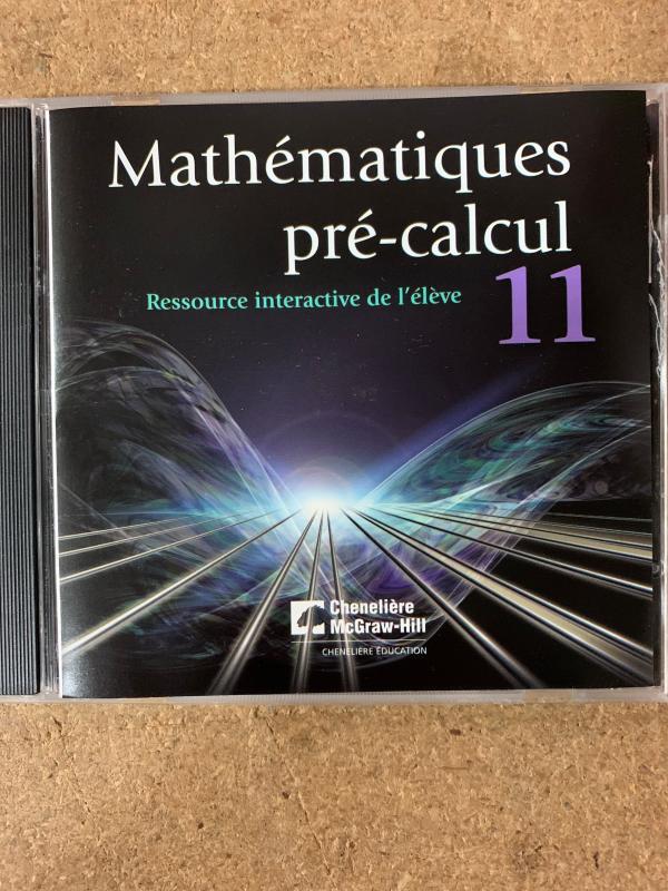 Mathematiques Pre-Calculus 11 Student CD