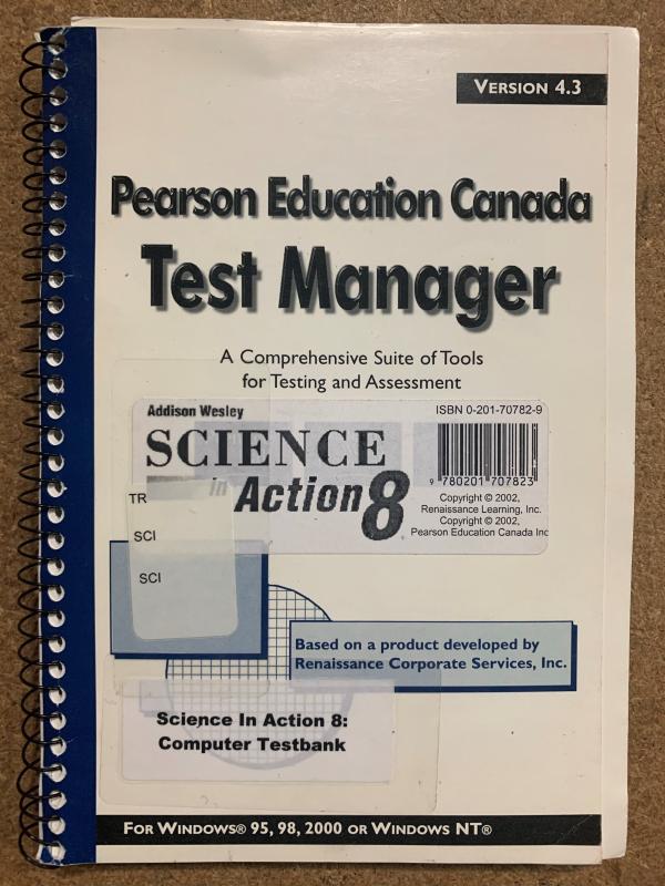 Science in Action 8 Test Manager