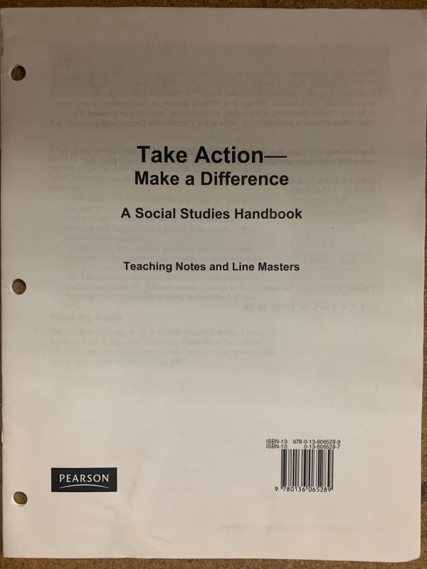 Take Action: Make a Difference SS Handbo