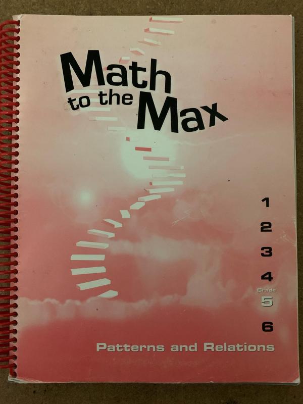 Math to the Max GR 5: Patterns and Relat