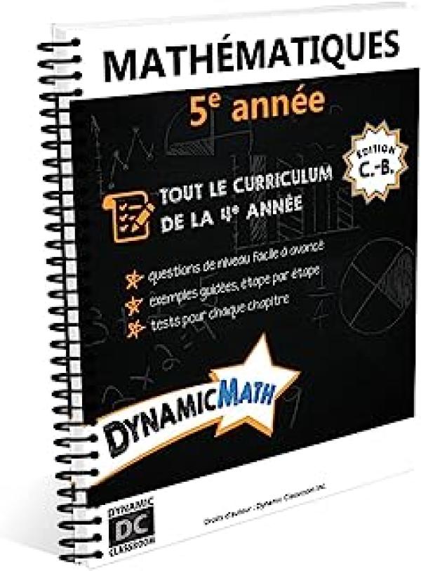 BC Grade 5e Mathematiques Easy Math Guid