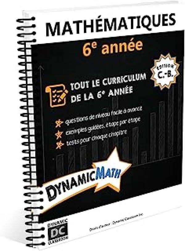 BC Grade 6e Mathematiques Easy Math Guid