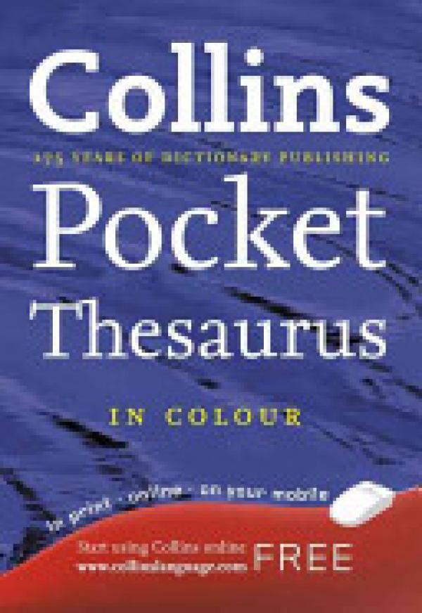 Collins Pocket Thesaurus a-Z in Colour