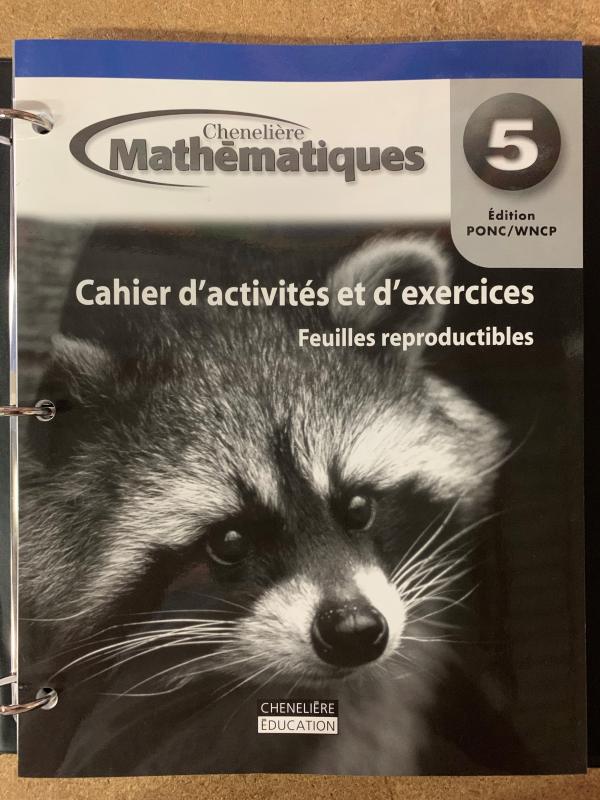 Mathematiques 5 WNCP Feuilles Reproducti