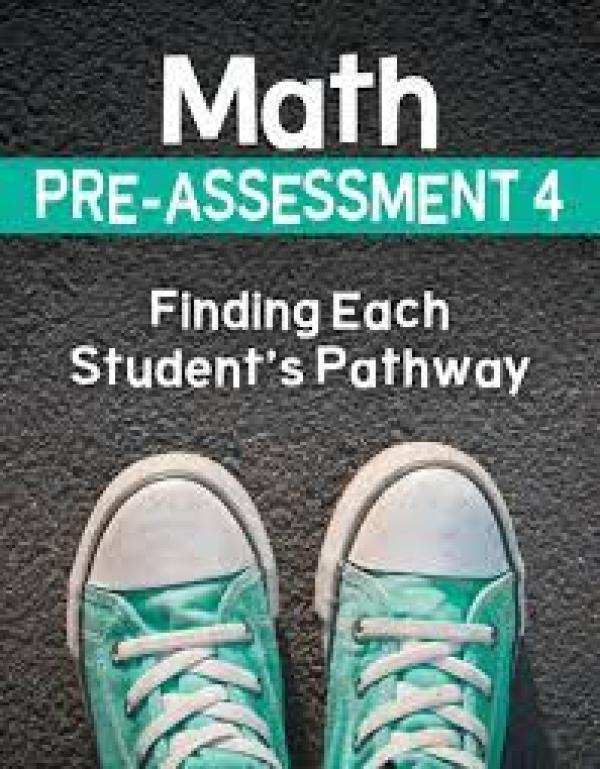 Math Pre-Assessment Grade 4 (WNCP) Book+