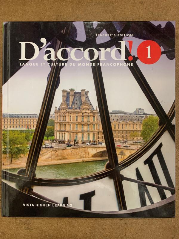 D'accord 2019 Level 1 Teacher's Edition