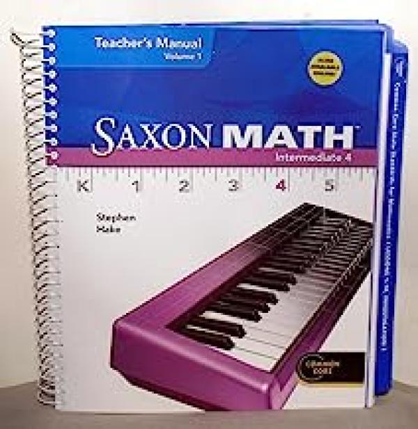Saxon Math Intermediate 4 TM Volume 1