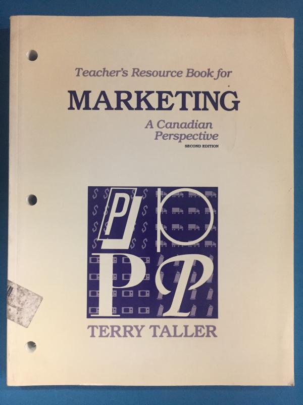Marketing a Canadian Perspective 2/E TRB