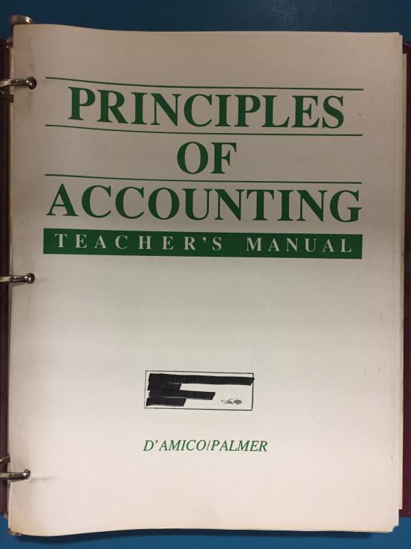 Principles of Accounting 1/E TM