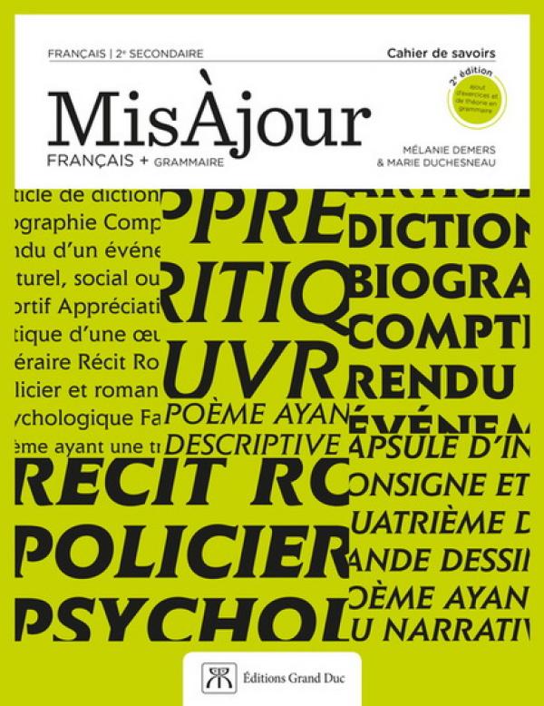 Mis a Jour Francais 2e Secondaire