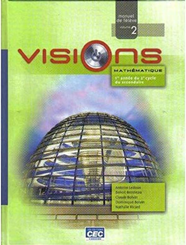 Visions Mathematique 1re Annee Vol 2