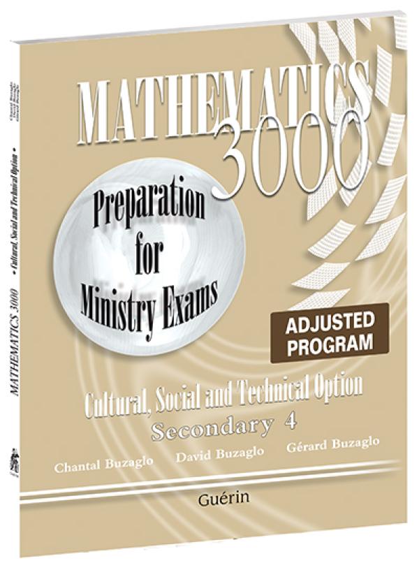 Mathematics 3000, Secondary 4, (Adjusted
