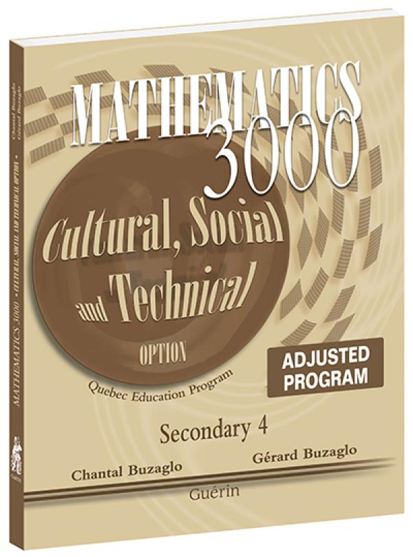 Mathematics 3000, Secondary 4, (Adjusted