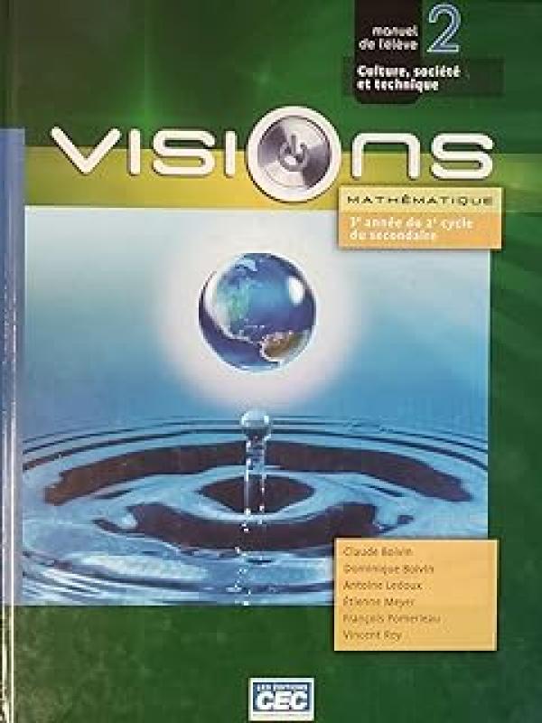 Visions Mathematique 3e Annee 2e Cycle