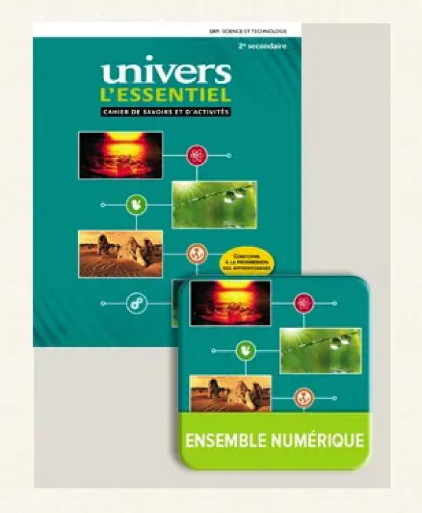 Univers L'essentiel Cahhier 2e Secondair