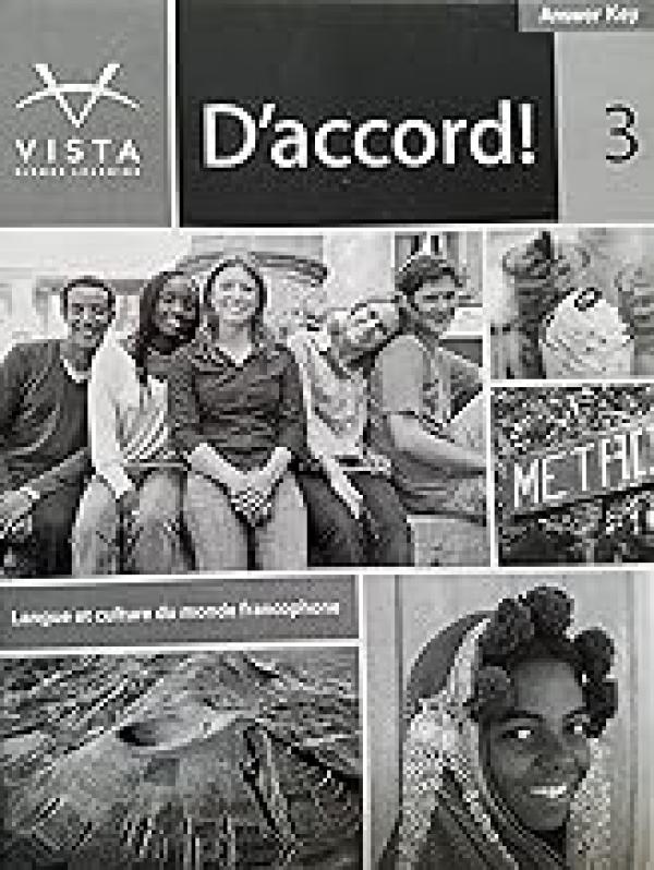 D'accord 3 Answer Key