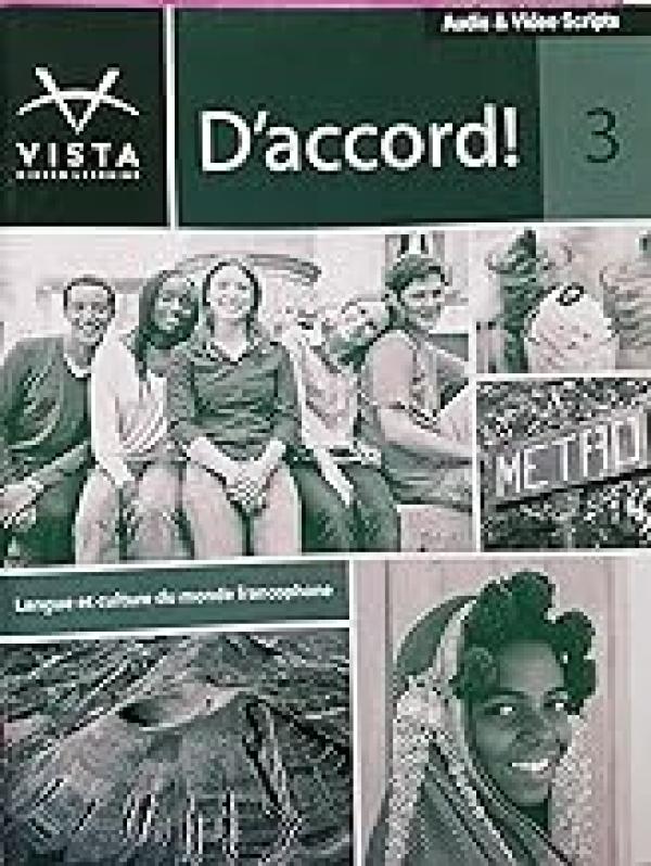 D'accord 3 Audio & Video Scripts