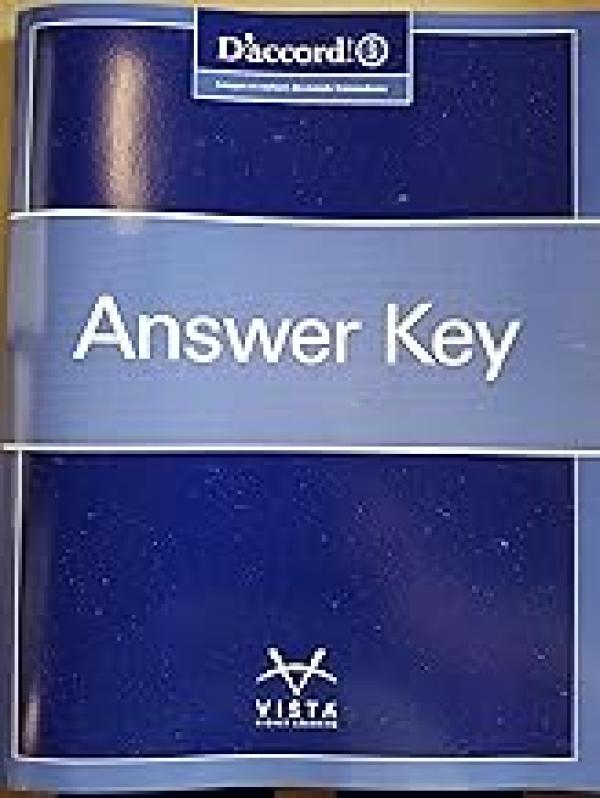 D'accord Level 3 Answer Key