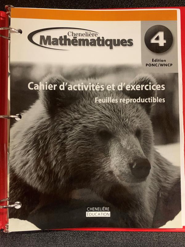 Mathematiques 4 WNCP Feuilles Reproducti
